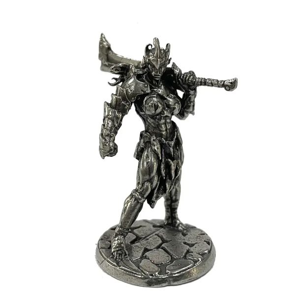 Принцеса-воїн - Фігурка металева, Мініатюра для настільних ігор, D&D та в колекцію