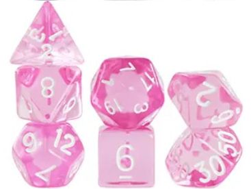 Набір Кубиків Dice Set (Рожевий) - аксесуари для настільних ігор