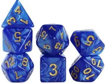 Набір Кубиків Dice Set (Синій) - аксесуари для настільних ігор