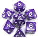 Набір Кубиків Dice Set v2 (Темно-Фіолетовий) - аксесуари для настільних ігор