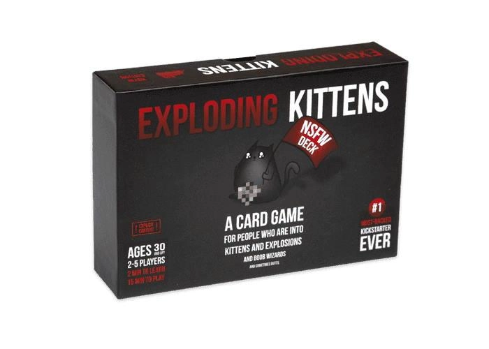 Настільна гра Вибухові кошенята: Розпусна версія (Exploding Kittens: NSFW Deck)