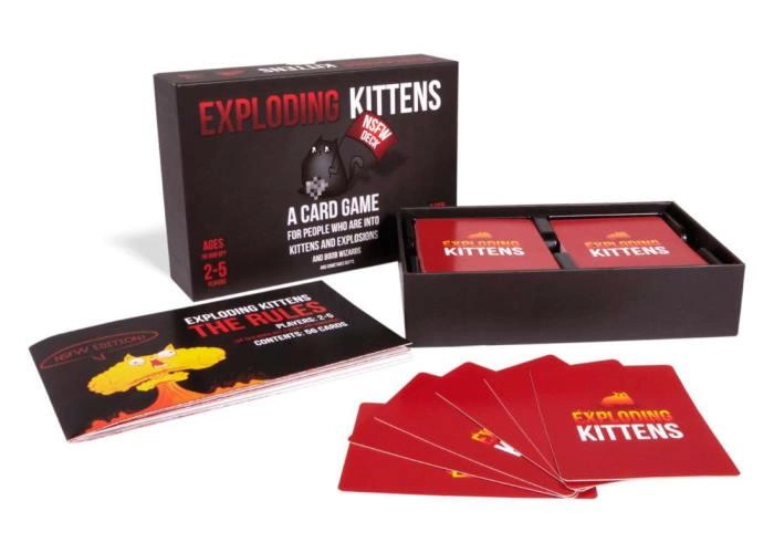Настільна гра Вибухові кошенята: Розпусна версія (Exploding Kittens: NSFW Deck)
