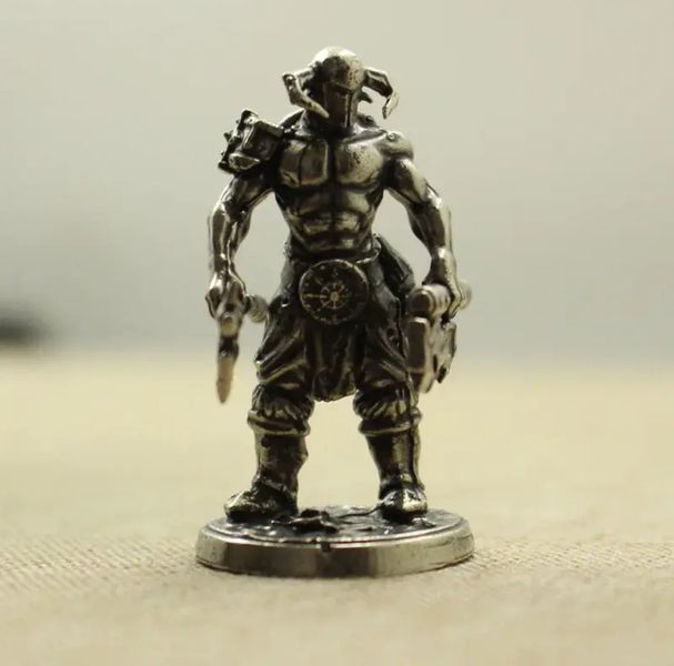 Вікінг-Варвар - Фігурка металева, Мініатюра для настільних ігор, D&D та в колекцію