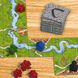 Настільна гра Каркасон (Carcassonne) + доповнення: Річка і Абат
