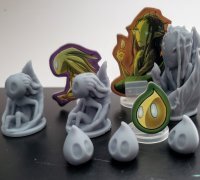 Настільна гра Трон Кубів: Духи Ента (Dice Throne Treant Spirits). 3D printed., Темно-Фіолетовий