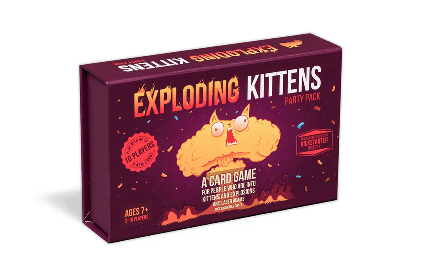 Настільна гра Exploding Kittens Party Pack (Вибухові кошенята)