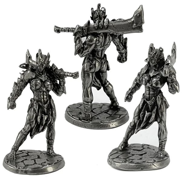 Гном Захисник - Фігурка металева, Мініатюра для настільних ігор, D&D та в колекцію