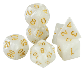 Набір Кубиків Dice Set v2 (Сріблястий) - аксесуари для настільних ігор